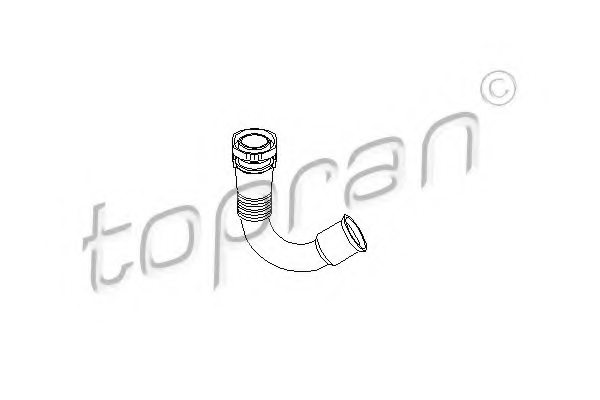 TOPRAN 110 957 Hose, cylinder head cover breather
